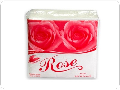 Khăn giấy vuông Rose - Khăn Giấy Mỹ Anh - Công Ty TNHH Sản Xuất Và Thương Mại Mỹ Anh